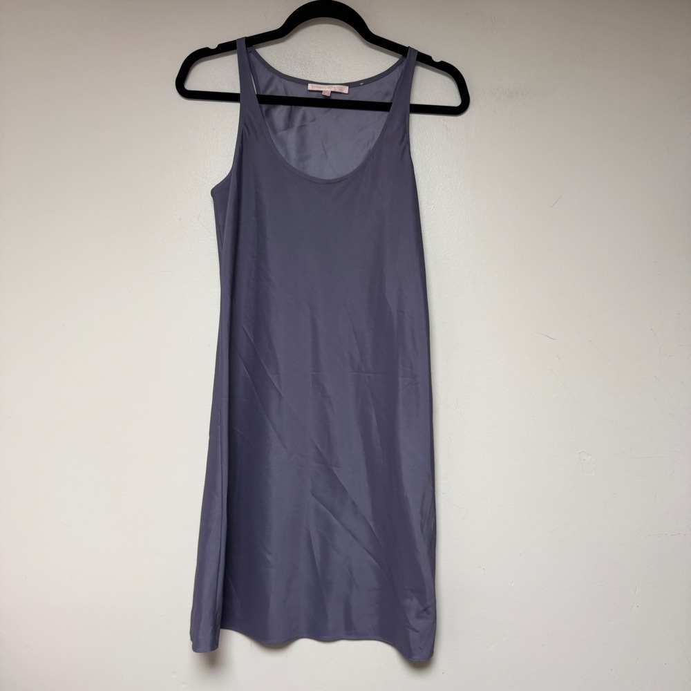 Rebecca Taylor Slip Dress Lavender Purple Size 0 Tank Midi‎ Sheer Layering